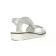 sandales gris argent mode femme printemps été vue 7