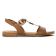 sandales marron or mode femme printemps été vue 2