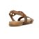 sandales marron or mode femme printemps été vue 7
