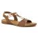 sandales marron or mode femme printemps été vue 1