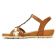 sandales marron or mode femme printemps été vue 3