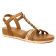 sandales marron or mode femme printemps été vue 1