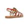 sandales rouge brique mode femme printemps été vue 7