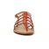 sandales rouge brique mode femme printemps été vue 6