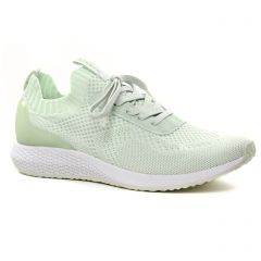Chaussures femme été 2021 - baskets mode tamaris vert