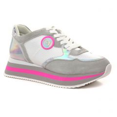 Tamaris 23743 Lt Grey Comb : chaussures dans la même tendance femme (baskets-plateforme gris rose) et disponibles à la vente en ligne 