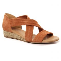 Chaussures femme été 2021 - espadrilles compensées cordes Scarlatine marron