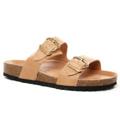 mules marron clair: même style de chaussures en ligne pour femmes que les Scarlatine