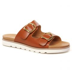 Chaussures femme été 2021 - mules Scarlatine marron