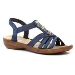 sandales bleu marine: même style de chaussures en ligne pour femmes que les Rieker