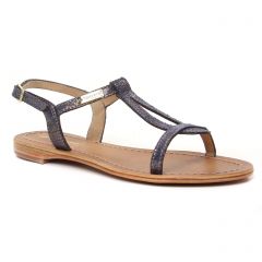 Les Tropéziennes Hamat Marine Irise : chaussures dans la même tendance femme (sandales bleu) et disponibles à la vente en ligne 