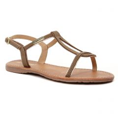 Les Tropéziennes Habuc Taupe : chaussures dans la même tendance femme (sandales marron) et disponibles à la vente en ligne 