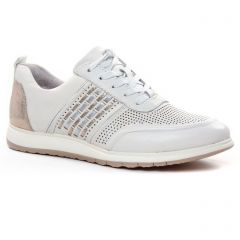 Tamaris 23717 White Comb : chaussures dans la même tendance femme (tennis blanc beige) et disponibles à la vente en ligne 