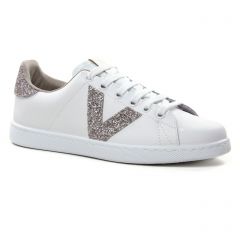Chaussures femme été 2021 - tennis Victoria blanc beige