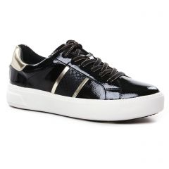 chaussures plates vernis noir femme