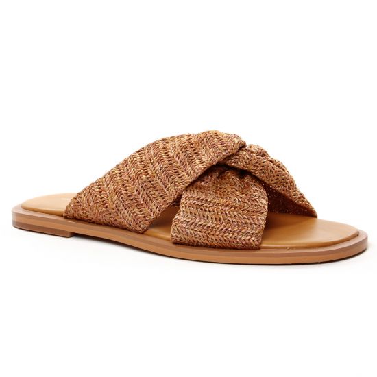 Nu Pieds Et Sandales Vanessa Wu Sd 2223 E20 Camel, vue principale de la chaussure femme