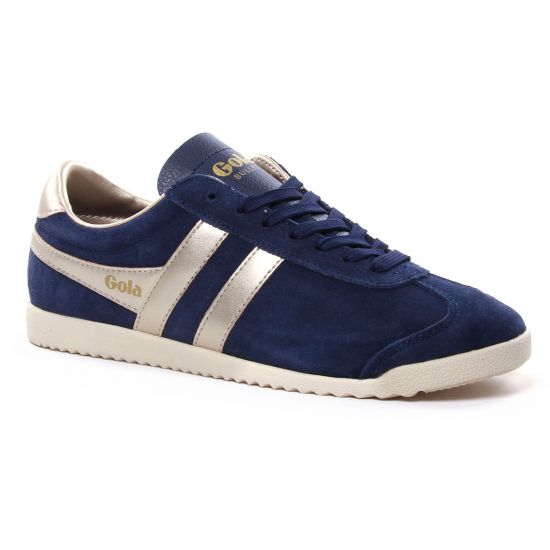 Tennis Et Baskets Mode Gola Bullet Pearl Navy Gold, vue principale de la chaussure femme