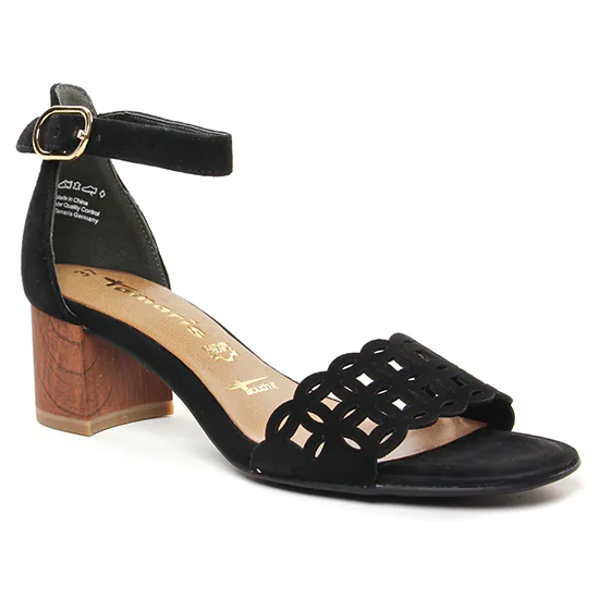 Nu Pieds Et Sandales Tamaris 28259 Black, vue principale de la chaussure femme