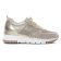baskets plateforme beige doré mode femme printemps été vue 2