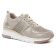 baskets plateforme beige doré mode femme printemps été vue 1