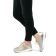 baskets plateforme beige doré mode femme printemps été vue 8