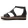 nu-pieds compensés noir mode femme printemps été vue 3