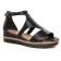nu-pieds compensés noir mode femme printemps été vue 1