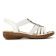 sandales blanc mode femme printemps été vue 2