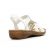 sandales blanc mode femme printemps été vue 7