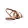 sandales marron mode femme printemps été vue 7