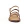 sandales marron mode femme printemps été vue 6