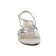nu-pieds talon gris argent mode femme printemps été vue 6