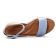 sandales compensées bleu mode femme printemps été vue 4