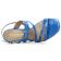 sandales bleu mode femme printemps été vue 4