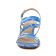 sandales bleu mode femme printemps été vue 6