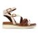 sandales compensées blanc ecru mode femme printemps été vue 2