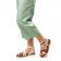 sandales compensées blanc ecru mode femme printemps été vue 8