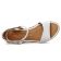 sandales compensées blanc mode femme printemps été vue 4