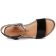 sandales compensées noir mode femme printemps été vue 4