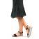 sandales compensées noir mode femme printemps été vue 8