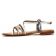 sandales blanc mode femme printemps été vue 3