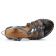 Sandales Plates gris acier mode femme printemps été vue 5