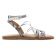 Sandales Plates multi argent mode femme printemps été vue 2