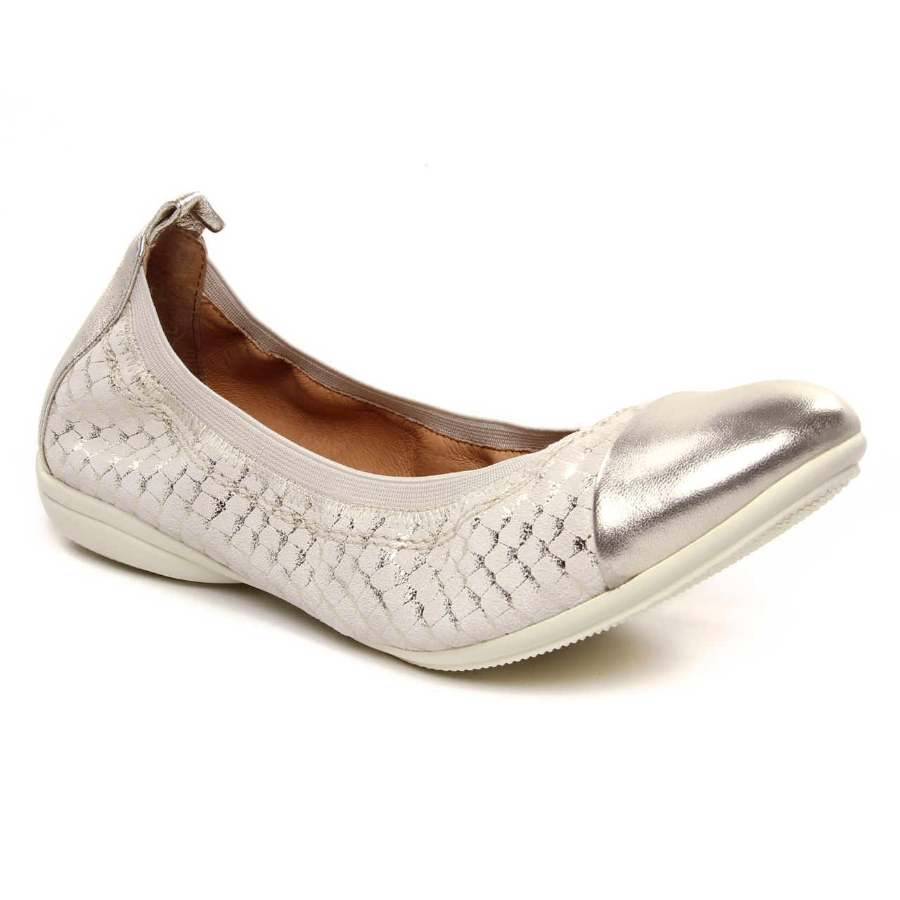 Fugitive Nozy Or ballerines beige dor printemps t chez TROIS