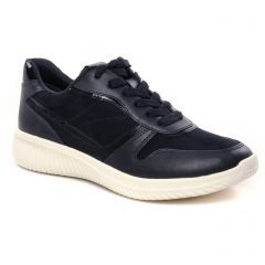 Chaussures femme été 2022 - baskets mode tamaris bleu marine