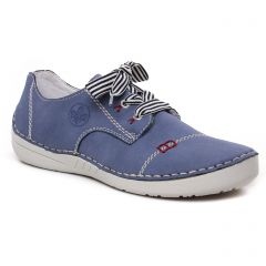 Rieker 52520-14 Jeans : chaussures dans la même tendance femme (derbys bleu jean) et disponibles à la vente en ligne 