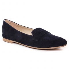 mocassins bleu marine: même style de chaussures en ligne pour femmes que les Scarlatine