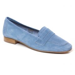 mocassins bleu: même style de chaussures en ligne pour femmes que les Méliné