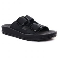 mules noir: même style de chaussures en ligne pour femmes que les Les Tropéziennes