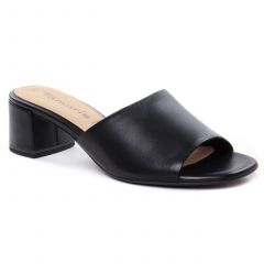 Tamaris 27204 Black Leather : chaussures dans la même tendance femme (mules noir) et disponibles à la vente en ligne 